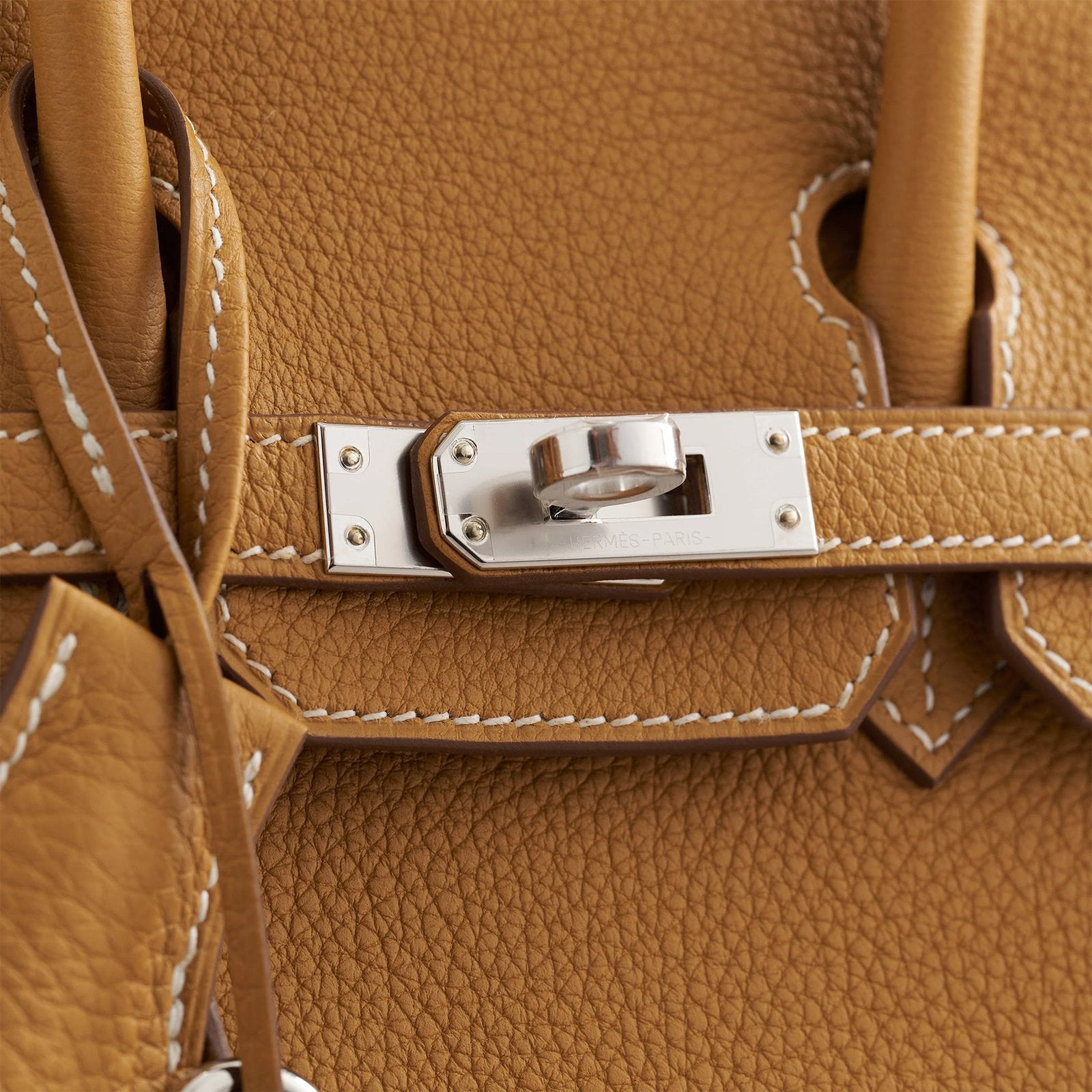 Hermès Birkin 25 Togo Natural Sable Palladium Hardware