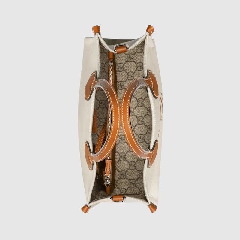 GUCCI MINI TOTE BAG WITH GUCCI PRINT