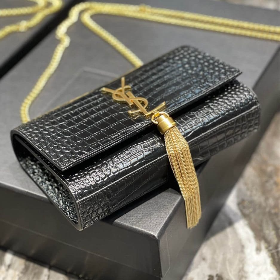 SAINT LAURENT SMALL KATE TASSEL BAG