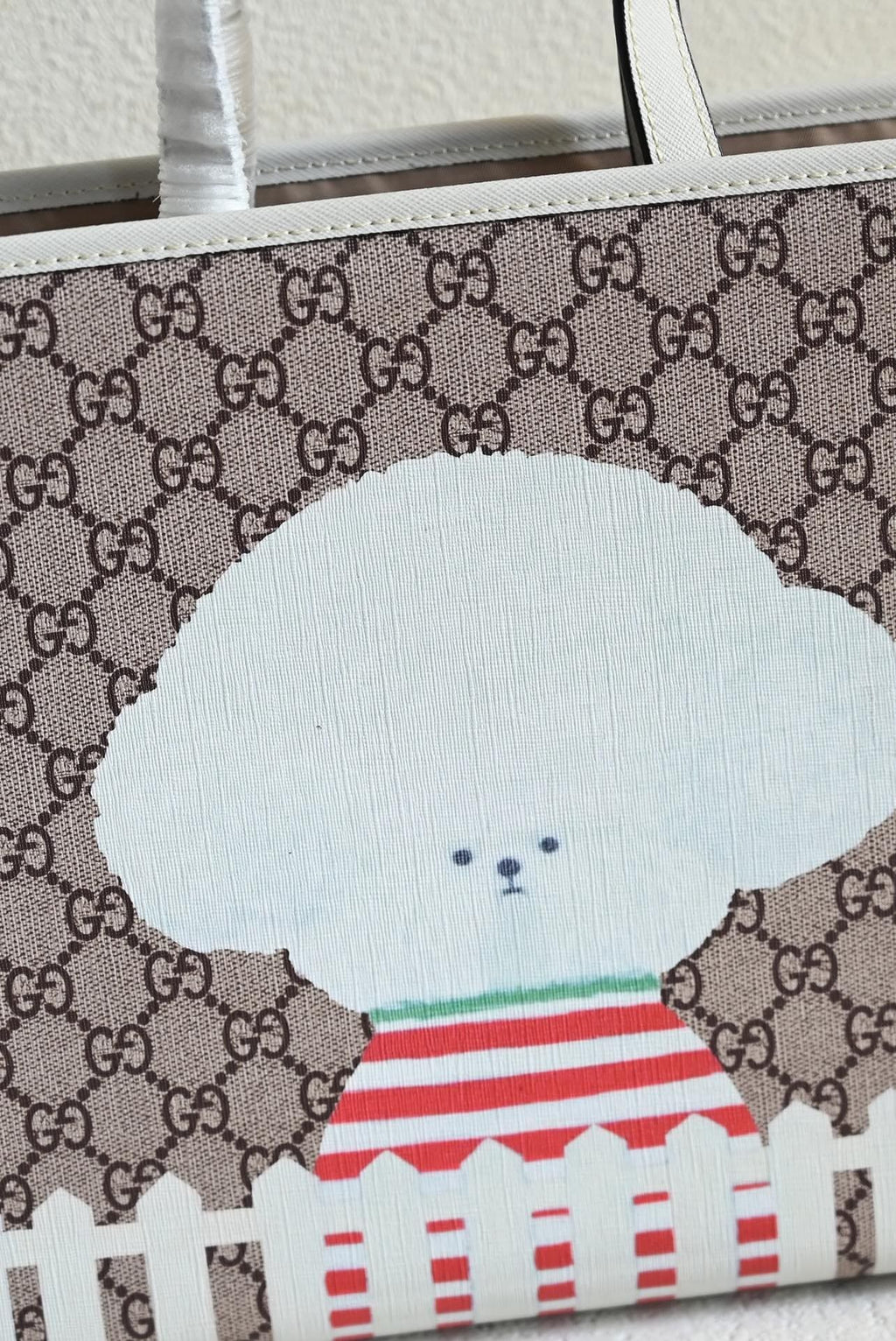 GUCCI CHILDREN’S DOG PRINT TOTE BAG