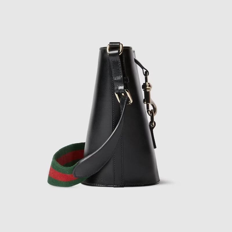 GUCCI MINI BUCKET SHOULDER BAG(BLACK)