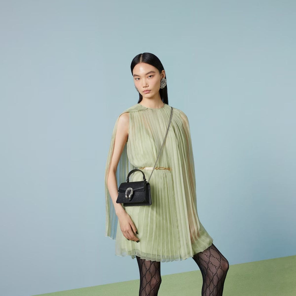 GUCCI DIONYSUS MINI TOP HANDLE BAG(black)