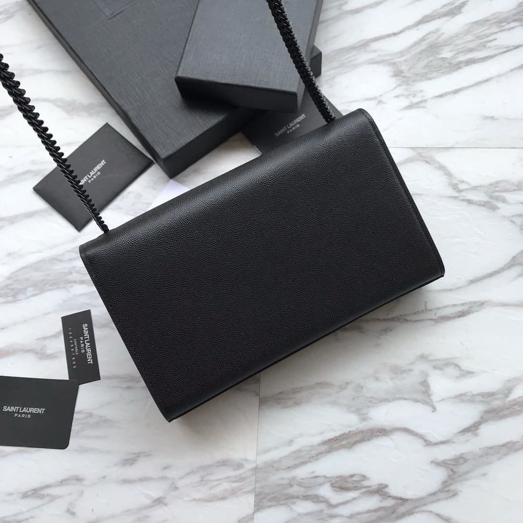 Saint Laurent Kate Medium In Grain De Poudre Embossed Leather