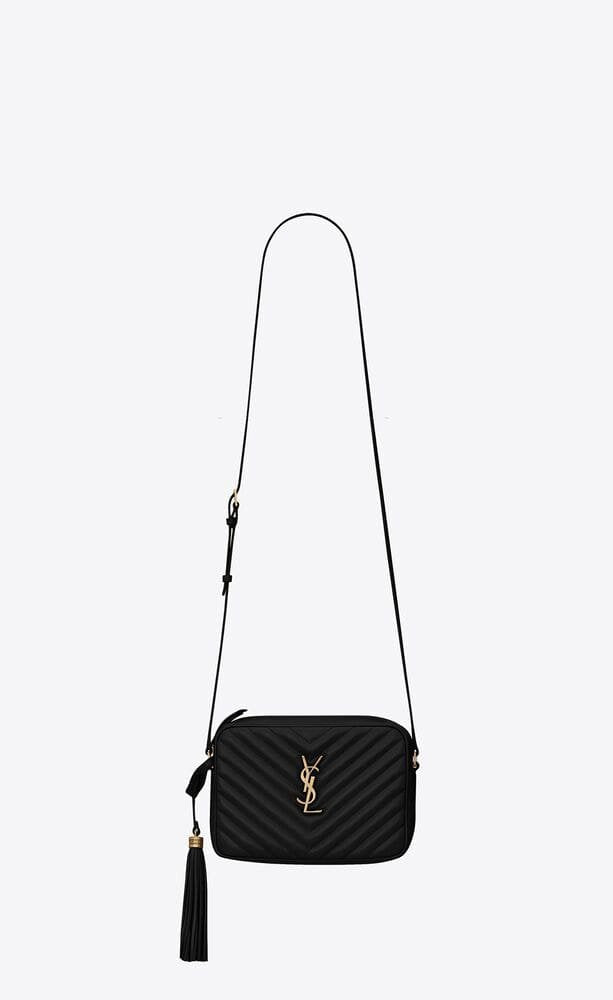 Saint Laurent lou quilted leather camera bag
