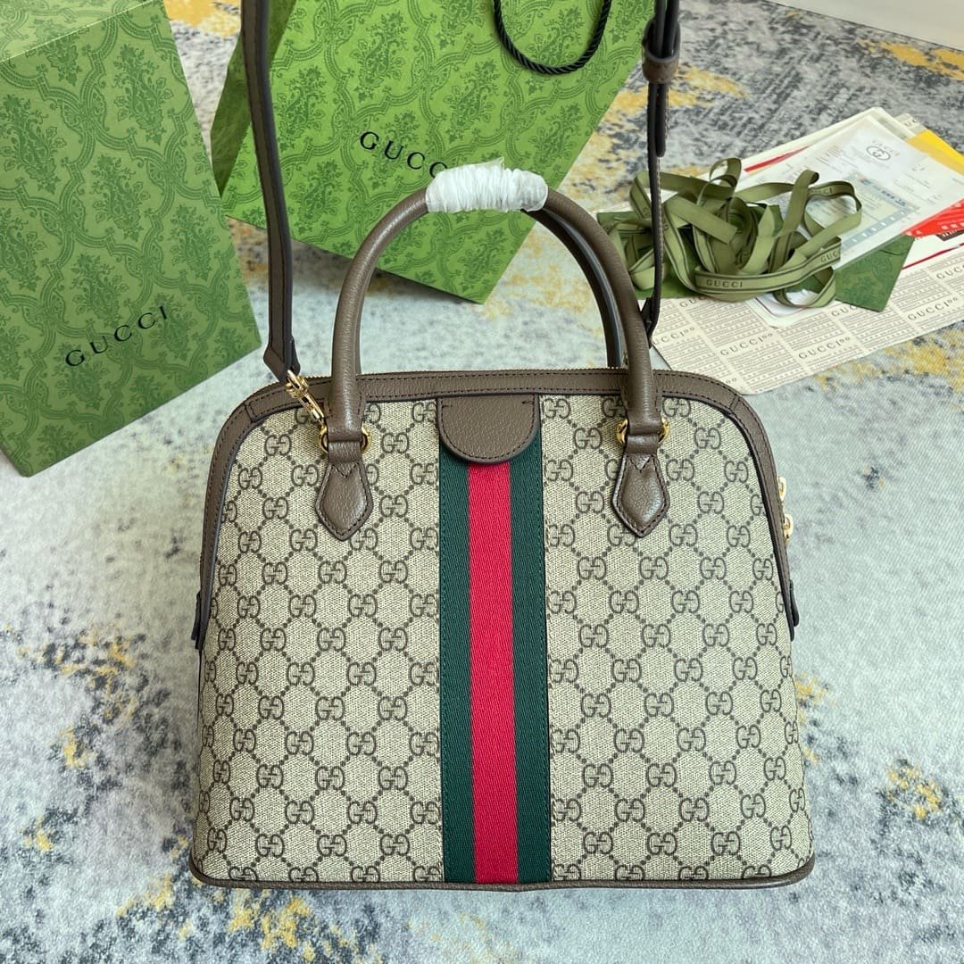 GUCCI OPHIDIA MEDIUM TOP HANDLE BAG