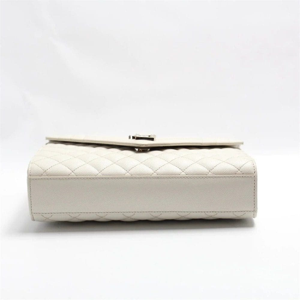 Saint Laurent Envelope Crossbody Eggshell White