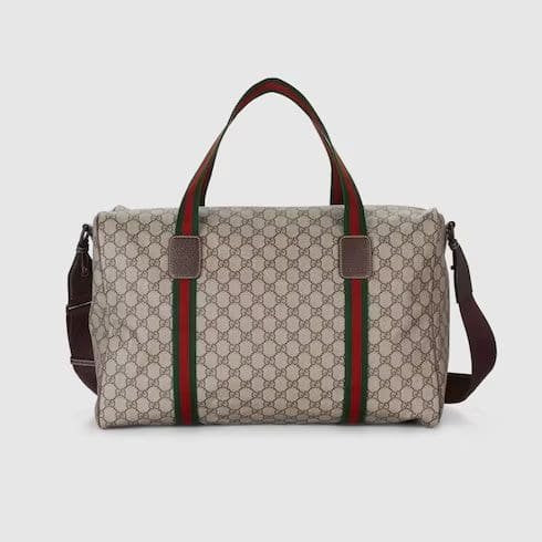 GUCCI MEDIUM DUFFLE BAG WITH WEB