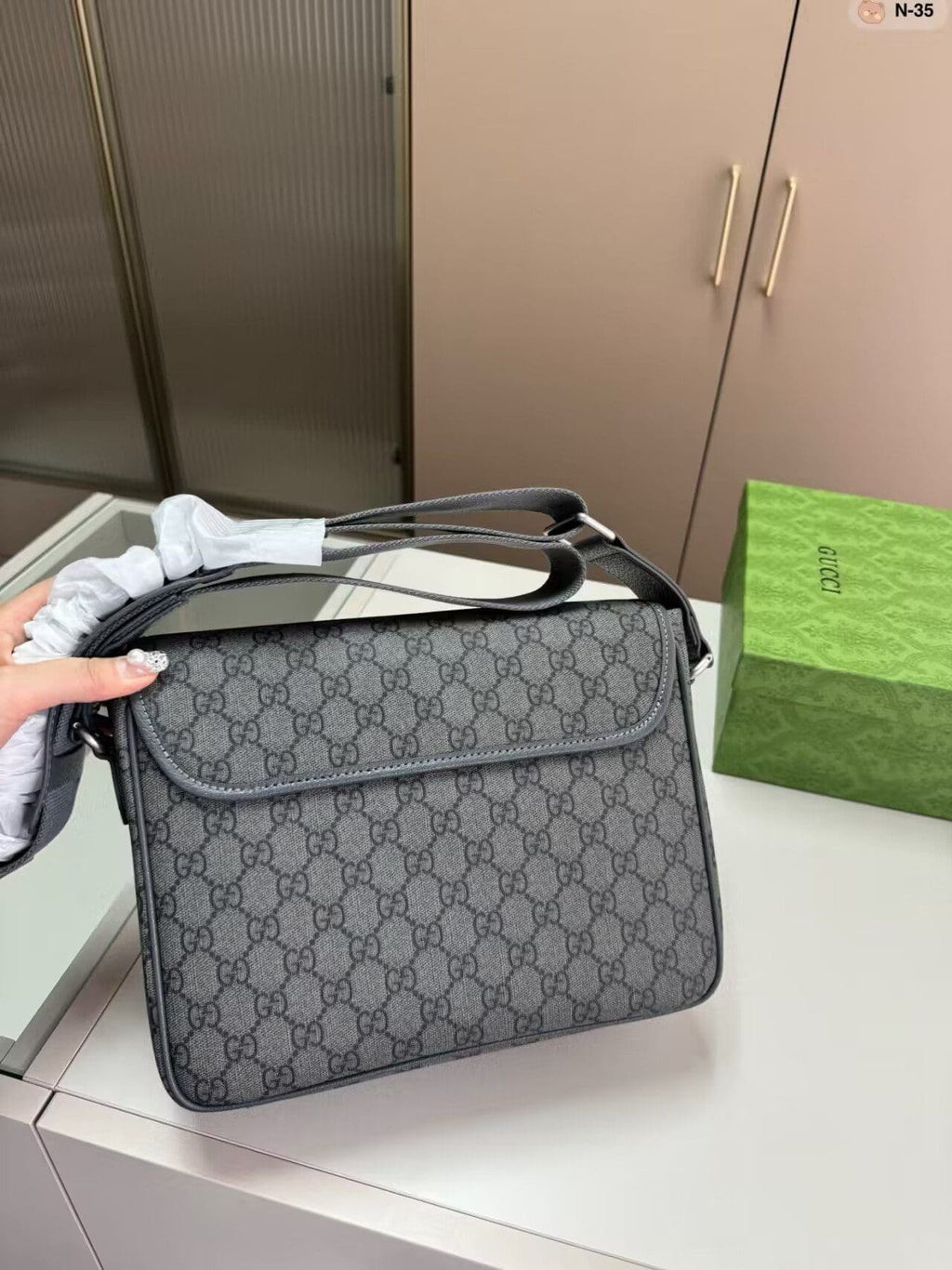 GUCCI OPHIDIA MESSENGER BAG