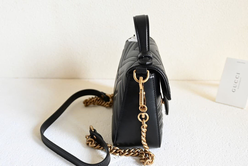 GUCCI MARMONT MINI TOP HANDLE BAG