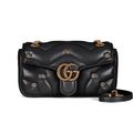 GUCCI MARMONT SMALL SHOULDER BAG BLACK