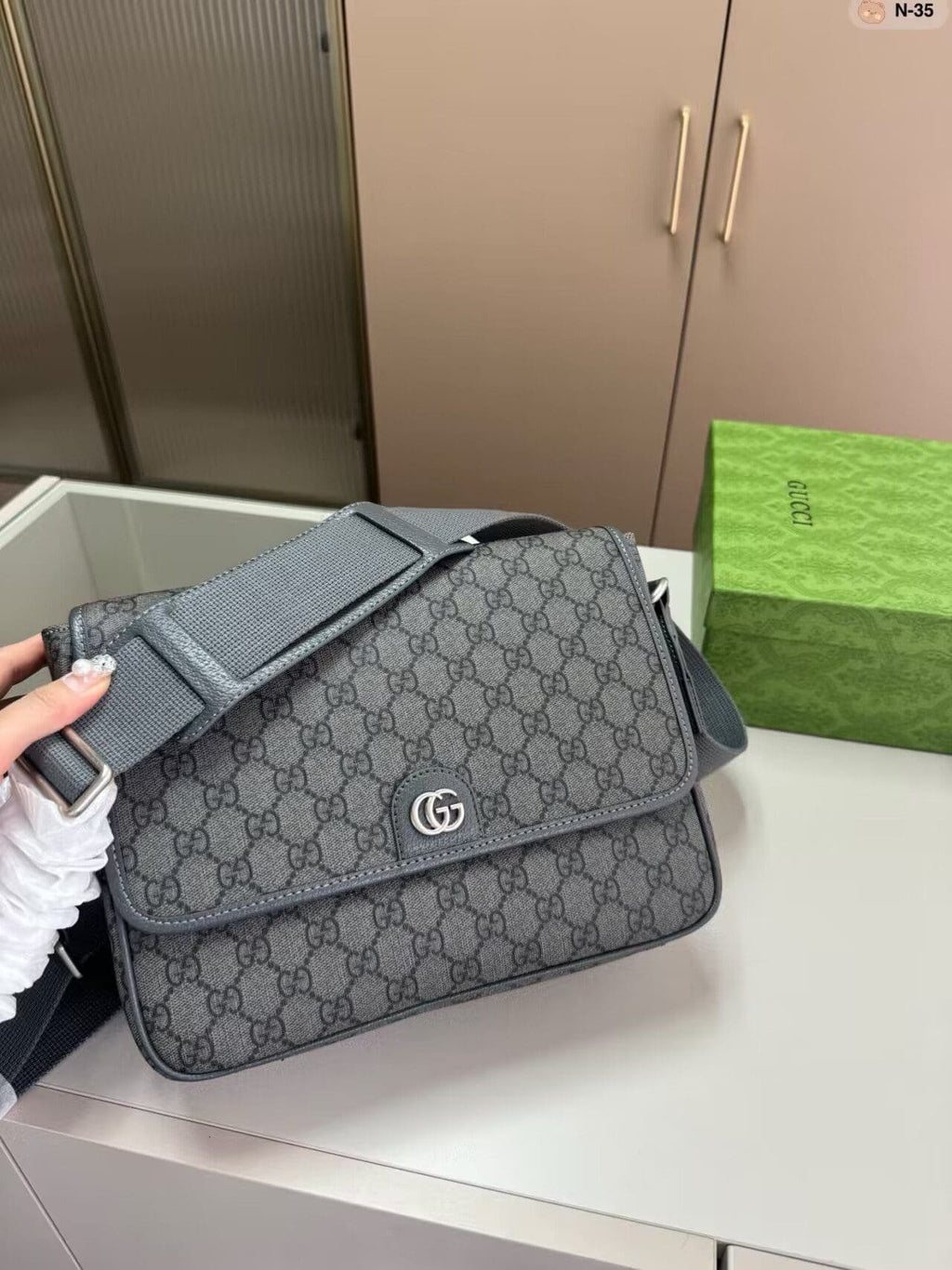 GUCCI OPHIDIA MESSENGER BAG