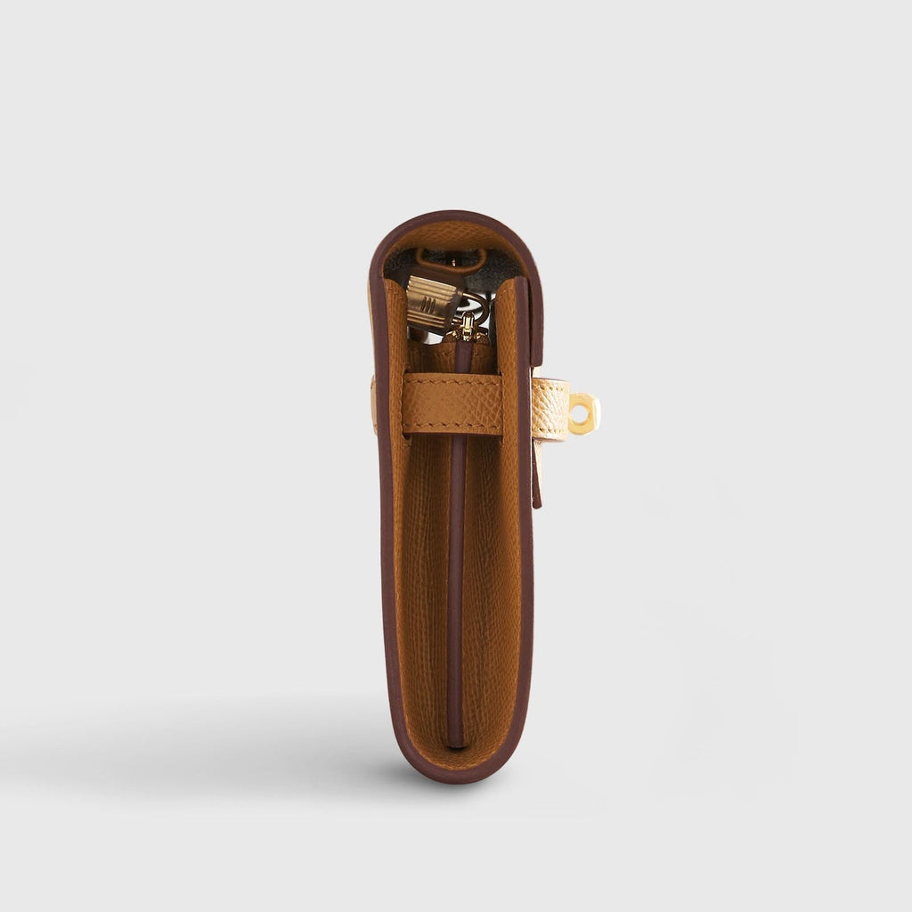 Hermès  Kelly To Go Epsom Sesame Gold Hardware