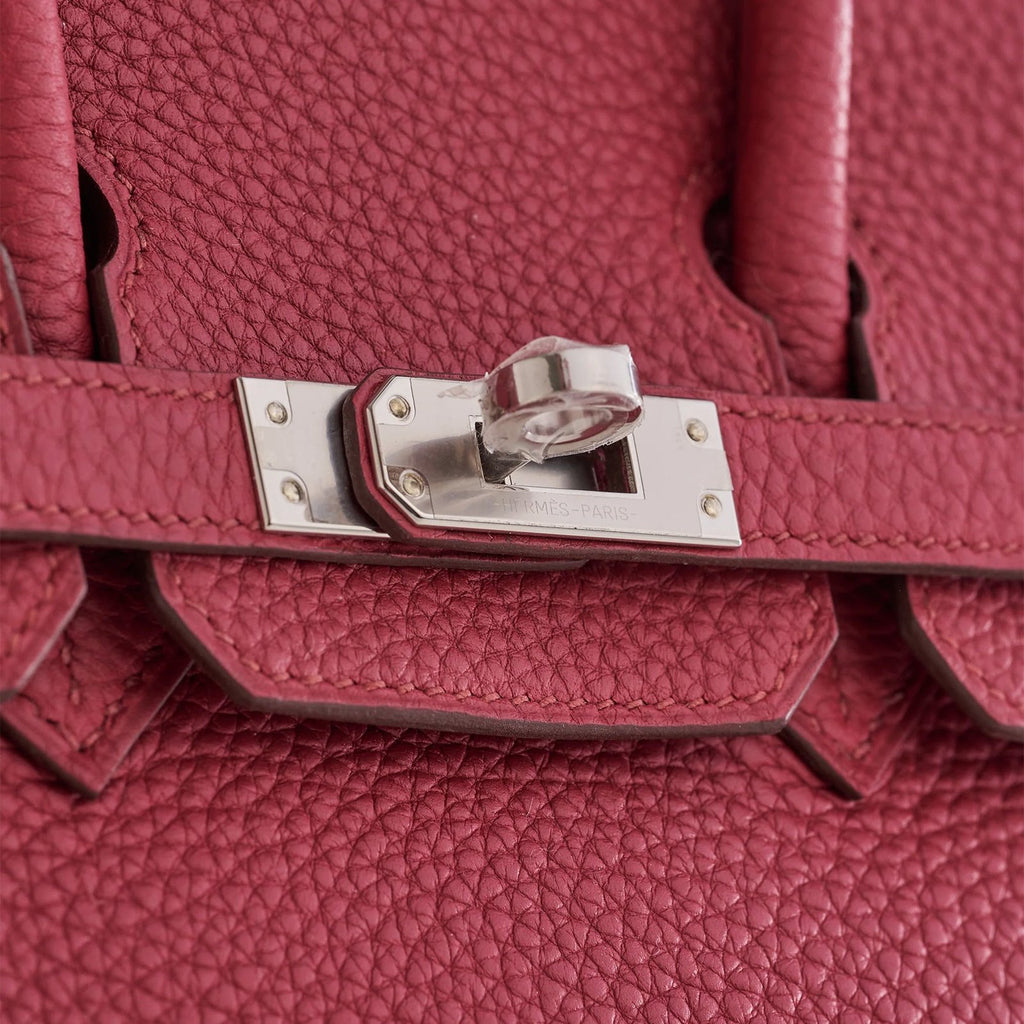 Hermès Birkin 25 Togo Rubis Palladium Hardware