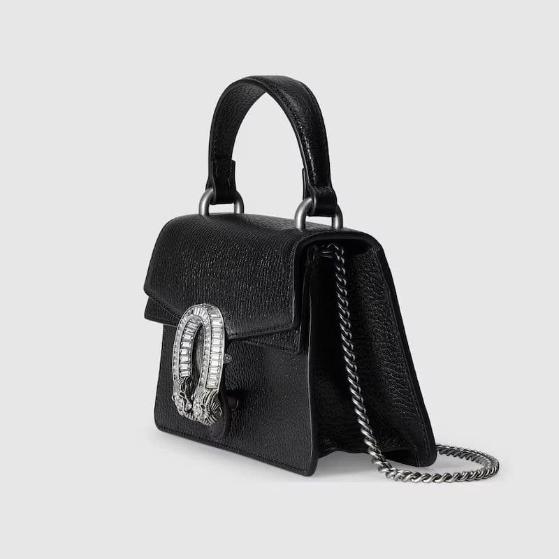 GUCCI DIONYSUS MINI TOP HANDLE BAG(black)