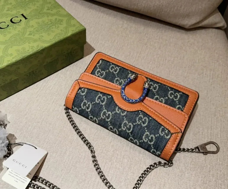 GUCCI DIONYSUS BAG GG DENIM SUPER MIN