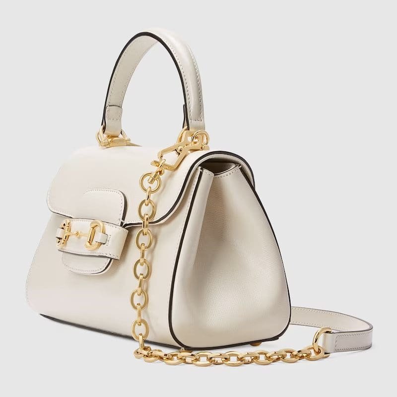 GUCCI HORSEBIT 1955 MINI BAG (White)