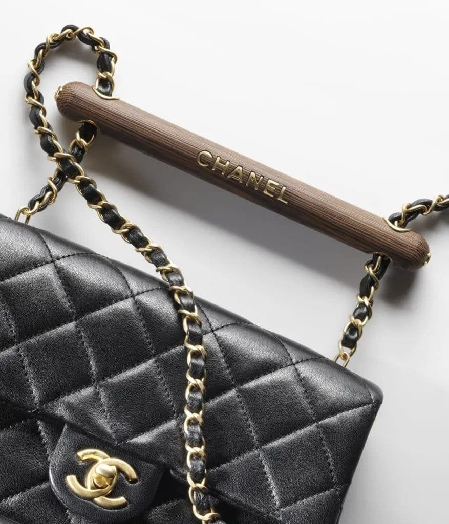 CHANEL SMALL FLAP BAG WITH TOP HANDLE